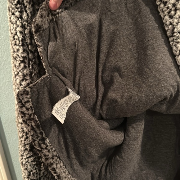 Black/white Sherpa quarter zip - Picture 4 of 4